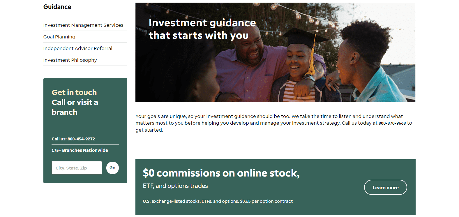 TD Ameritrade Review investment guidance services